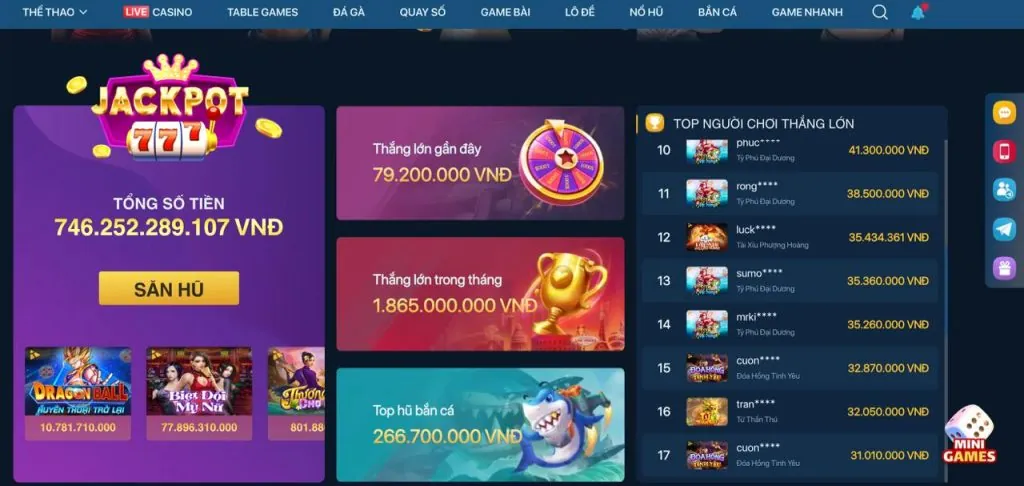 Các thể loại máy đánh bạc phổ biến tại lucky6868